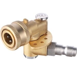 Quick‎ Connecting Pivoting Brass Coupler Attachment 120 Degree with 5 Angles and